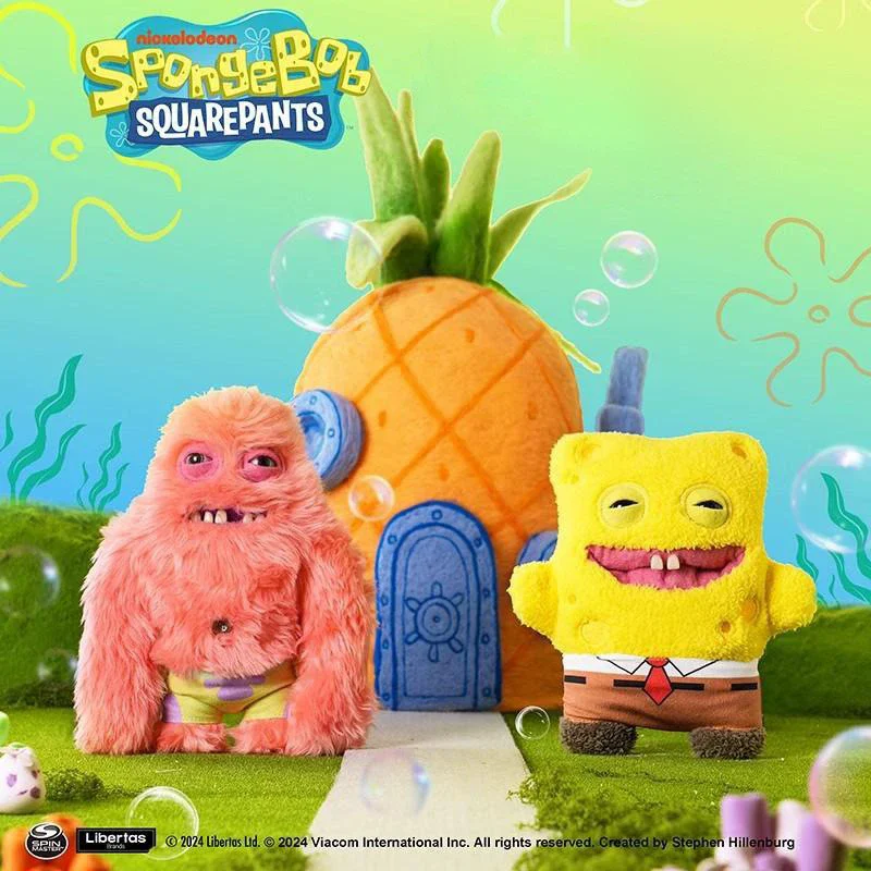 Spongebob Schwammkopf Patrick Star Series Plüschtiere Kleine Monster Lustiges hässliches Monsterzahn Geburtstag Weihnachtsgeschenk
