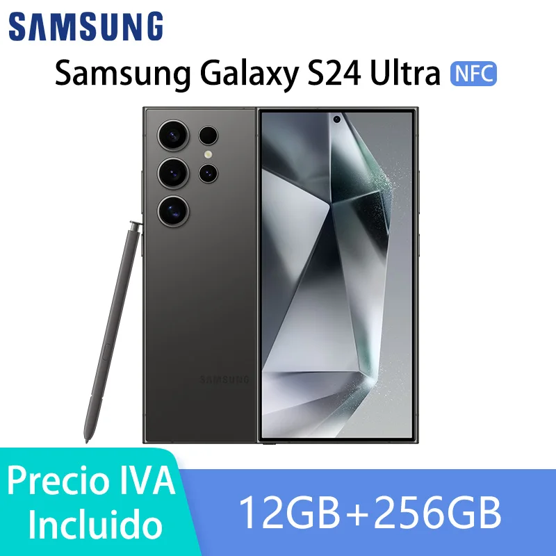 2024 Neues Samsung Galaxy S24 Ultra AI Smartphone 200 MP Weitwinkel-AI-Kamera-Handy 6,8 Zoll AMOLED 120 Hz 2X Display 45 W 5000 mAh