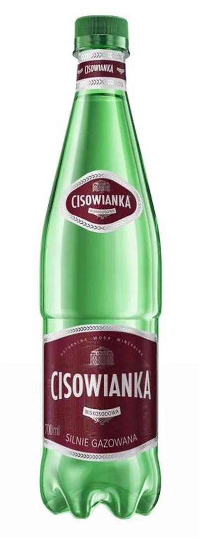 Cisowianka Naturalna woda mineralna silnie gazowana 700 ml x 12 sztuk