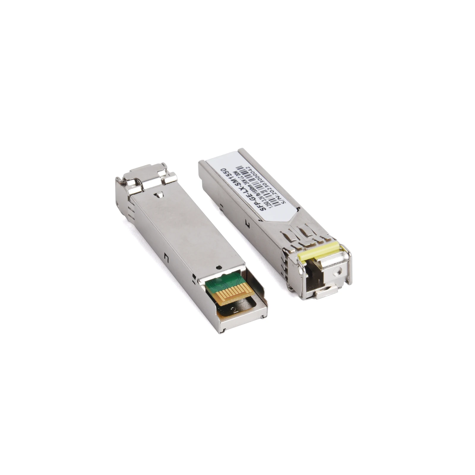 1 paio di moduli in fibra Gigabit SFP 1000M SC/LC 1.25G 1310nm/1550nm modulo in fibra A + B monomodale adatto per switch Ethernet Mikrotik