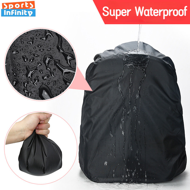 Mochila impermeable a prueba de polvo de 20-80L, bolso de hombro, cubierta grande pequeña, portátil, ultraligero, protección contra la lluvia y el sol, bolsa para senderismo al aire libre