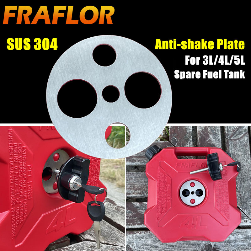 Upgraded Lock Clamp With Key For 3L 4L 5L Fuel Oil Tank Mount Bracket Lock Fastener Petrol Can Jerrycan Holder for Motorcycle