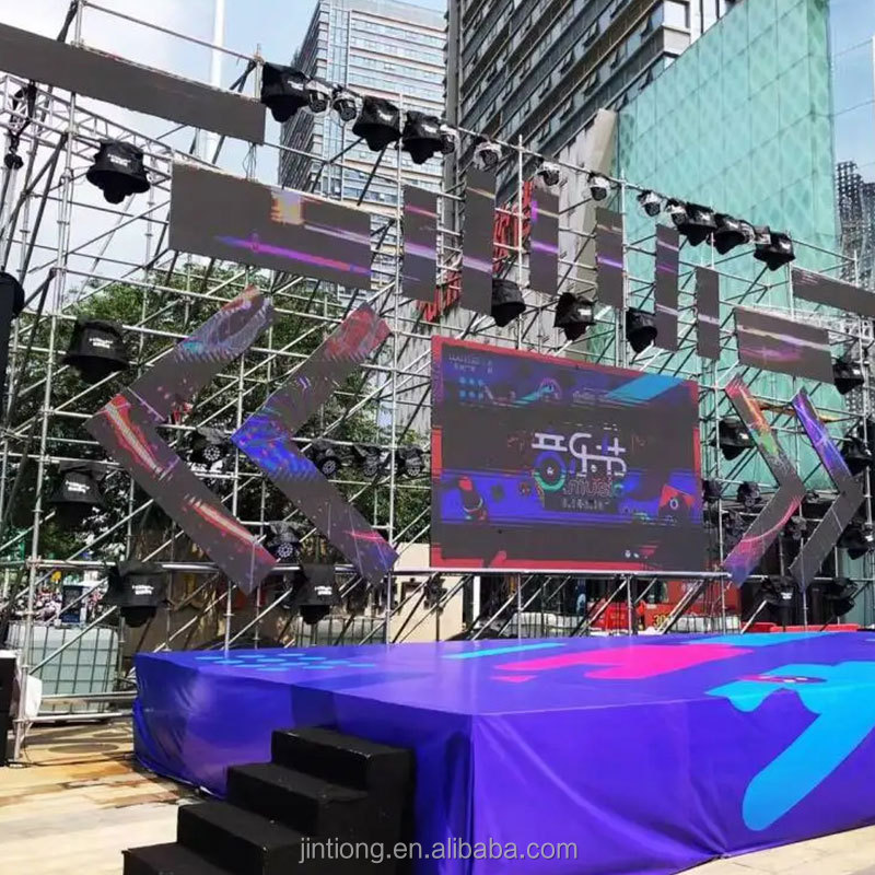 China Supplier Metal Aluminum Portable Scaffolding for Concert on Sale Support Customized