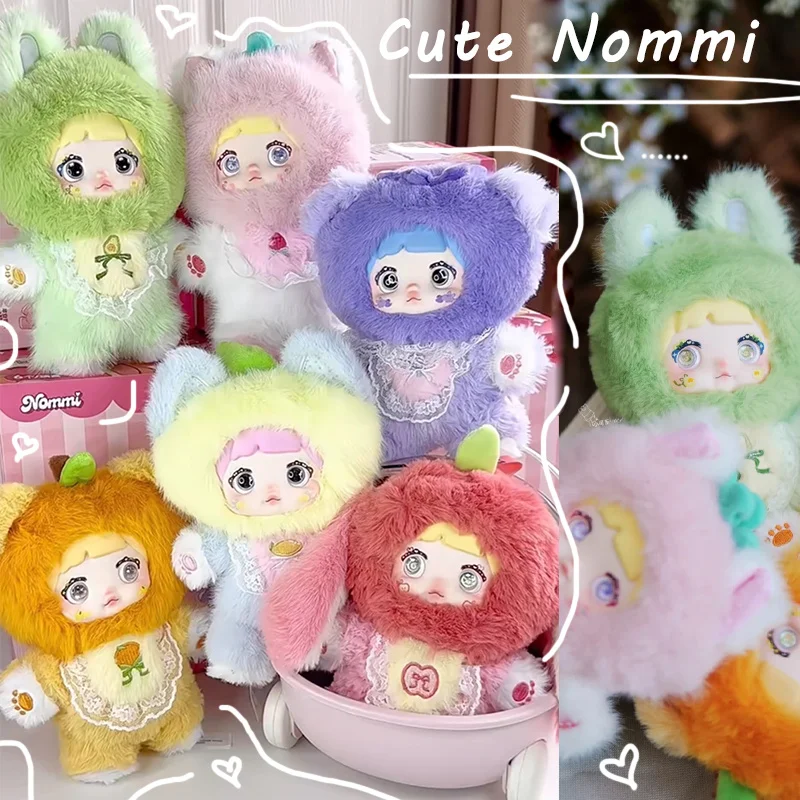 Nommi V3 Indeed Interessante Blind Box-serie knuffel Creatief ontwerp Fruitstijl Rugzakhanger Mystery Box Randgeschenken
