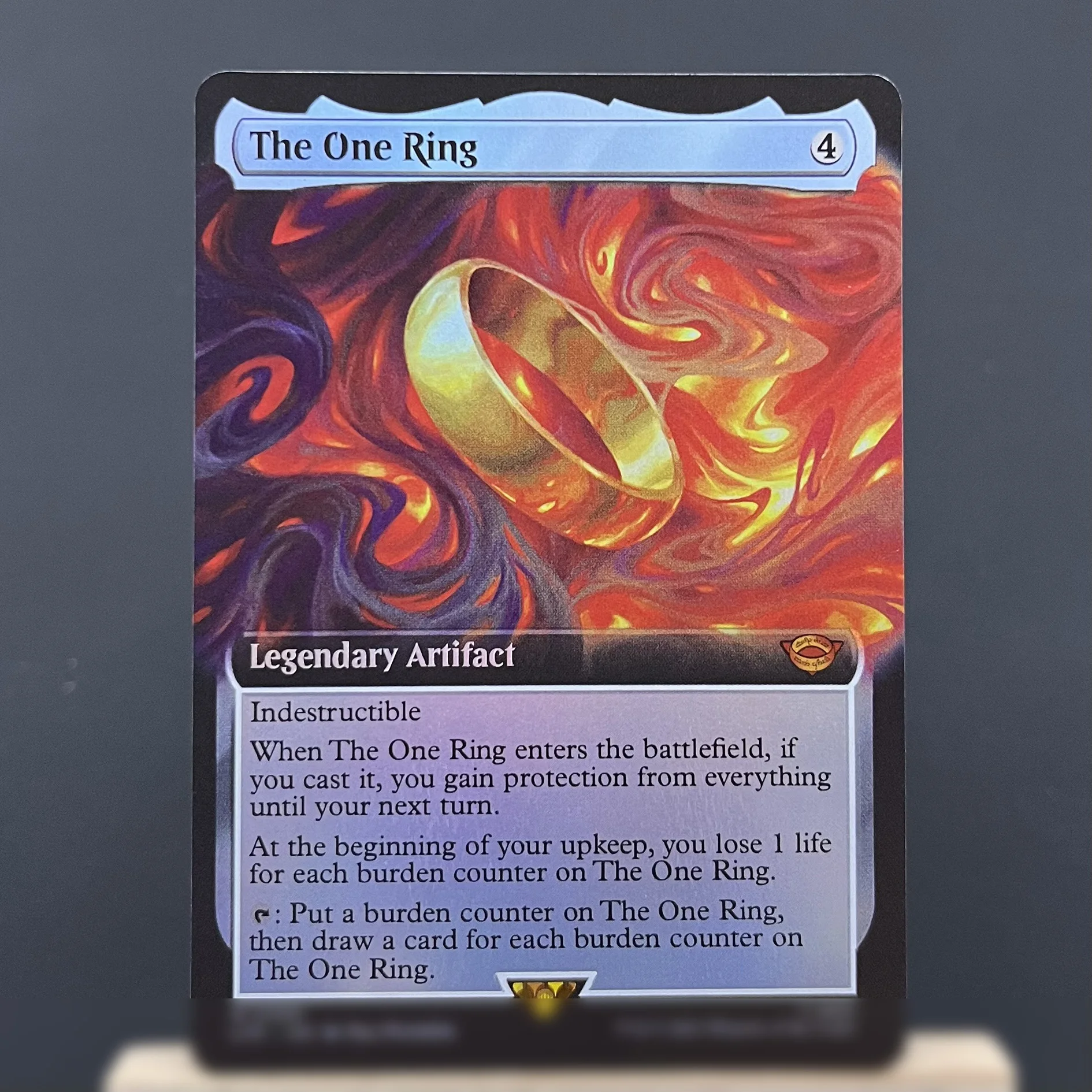 LTR LTC FOIL1-I01 Tcg карты прокси волшебное кольцо The One Ring sol Ring Orcish Bowmasters драгоценные камни каверны душ собрание