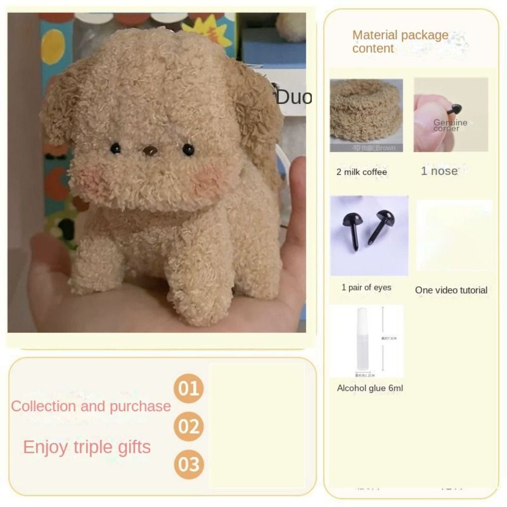 1 Bag 15mmx1M Chenille Sticks Material package Coral velvet Pipe Cleaner Hand Craft Multicolor Thread Twist Rope Handmade