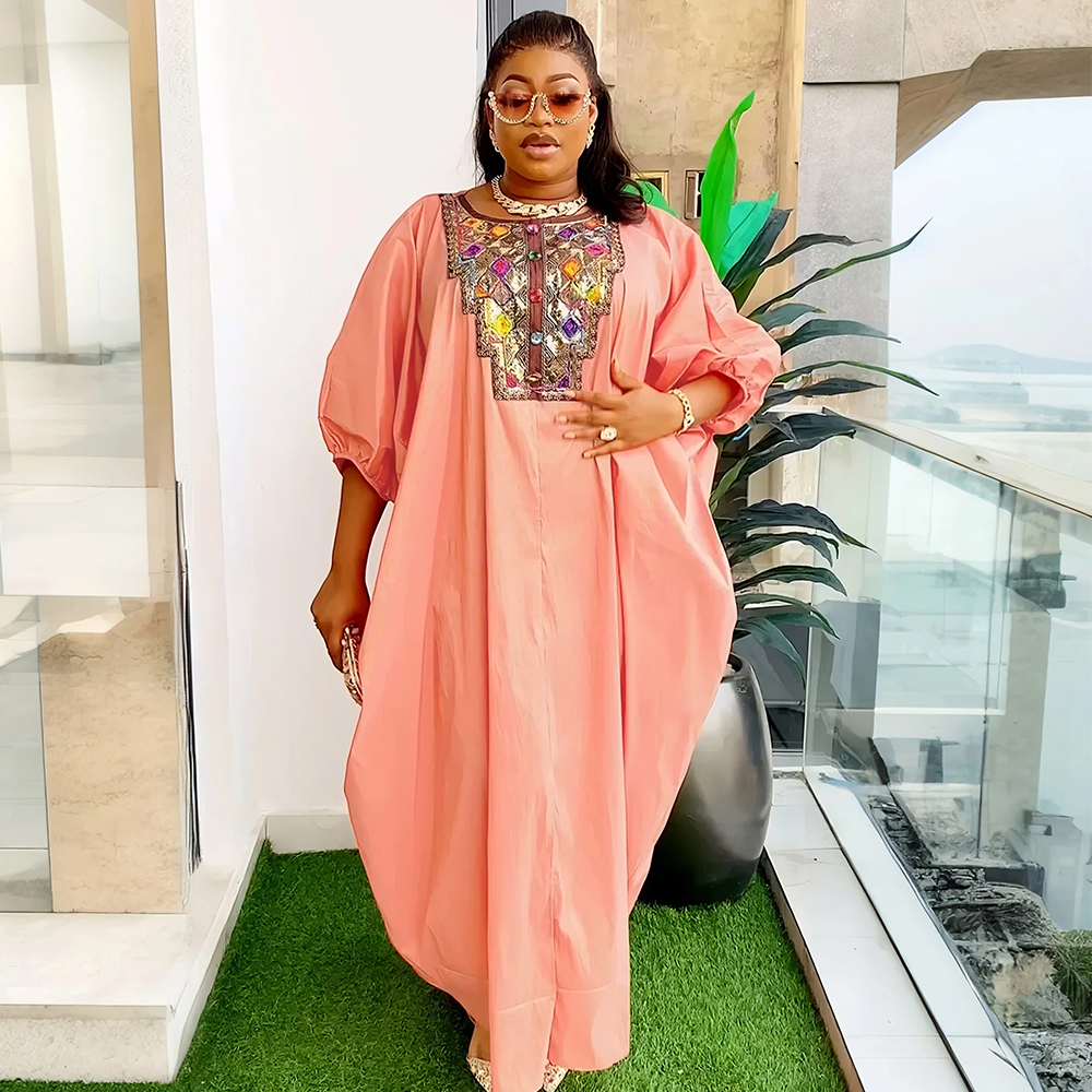 アフリカのドレス女性の伝統的なアフリカ服 Dashiki アンカラ衣装ガウンアバヤトルコウェディングパーティーロングマキシドレス 2025