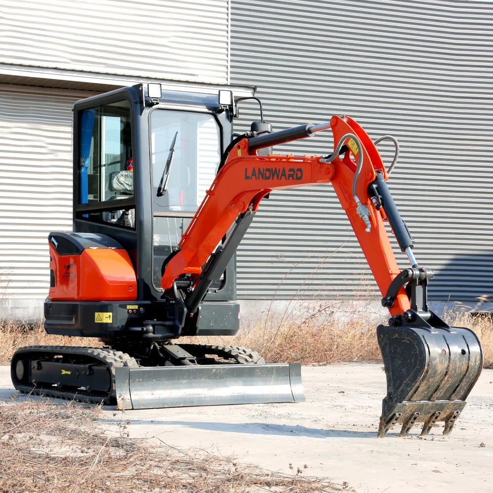 Customized High Quality Kubota Engine 2.5 Ton Hydraulic Mini Excavator Construction Machinery 1800KG Micro Excavation With Cabin
