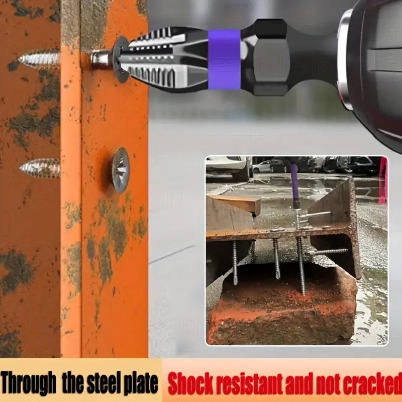 2 stücke Nicht-slip PH2 Magnetische Charge Kopf Kreuz Schraubendreher Härte Bohrer Schraubendreher Hand Werkzeuge 25/50/65/70/90/150mm