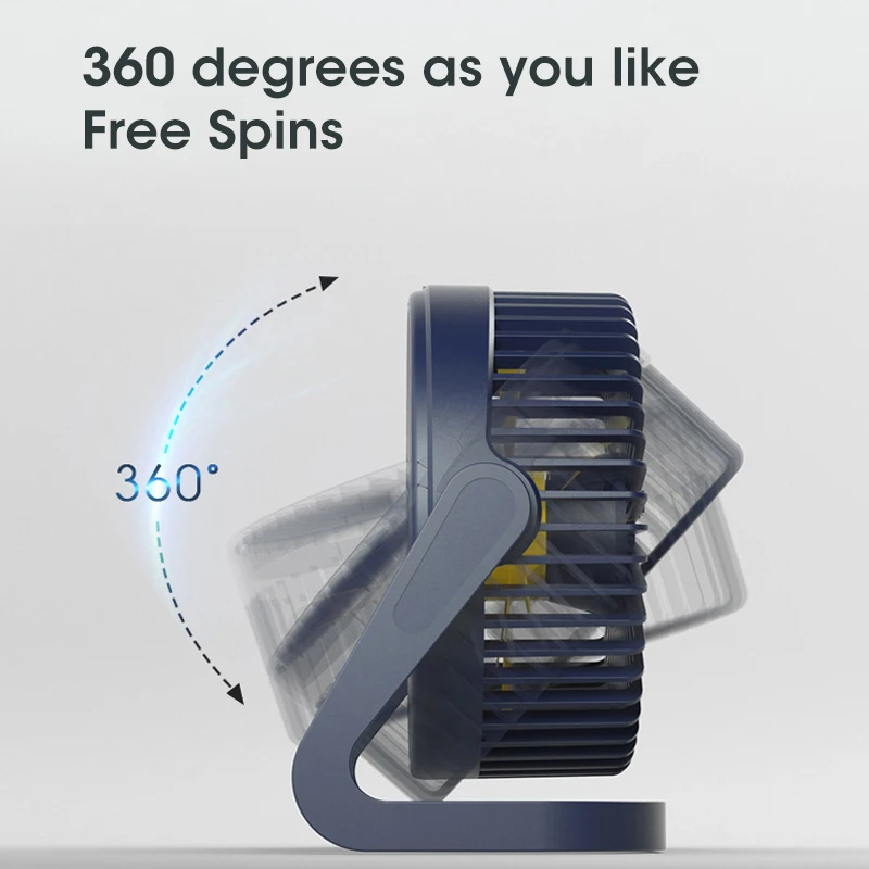 Usb power mini ventilador 5 polegadas pequena mesa de refrigeração ventilador portátil super mudo refrigerador rotação 180 graus ventilador para eletrodomésticos
