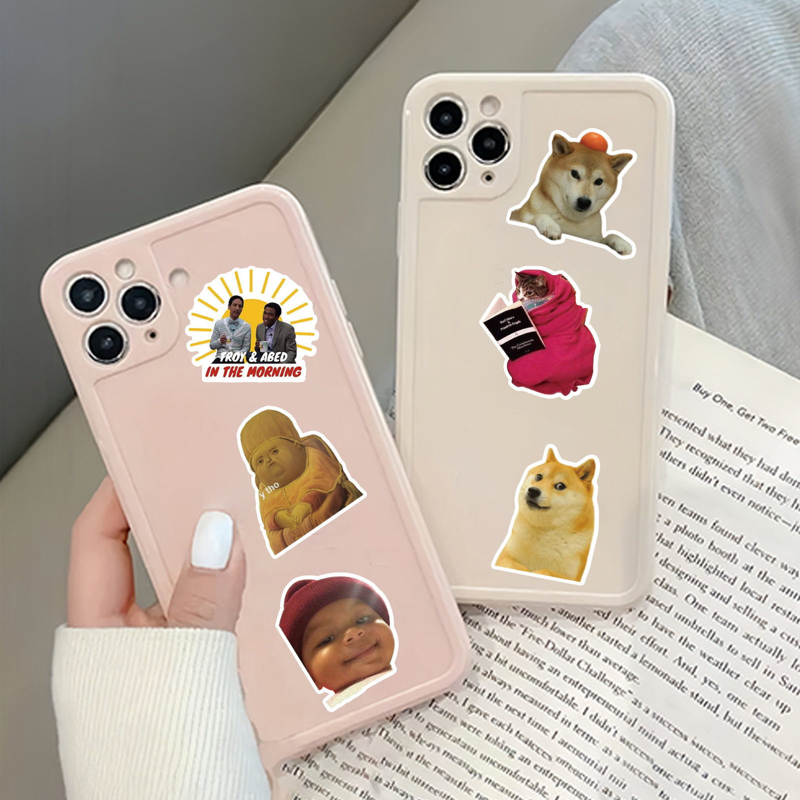 50PCS lustige Meme Graffiti Aufkleber Flocken für Autos Motorräder Möbel Gepäck Skateboards Label