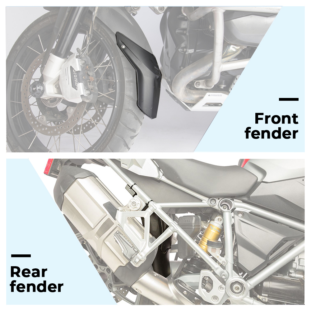 Phía Sau Mặt Trận Fender Cho Xe BMW R1200GS R1250GS R 1250 GS LC Adv Chắn Bùn Phiêu Lưu Fender Ốp Dẻo Bảo Vệ Xe Máy Phần 2013-2022