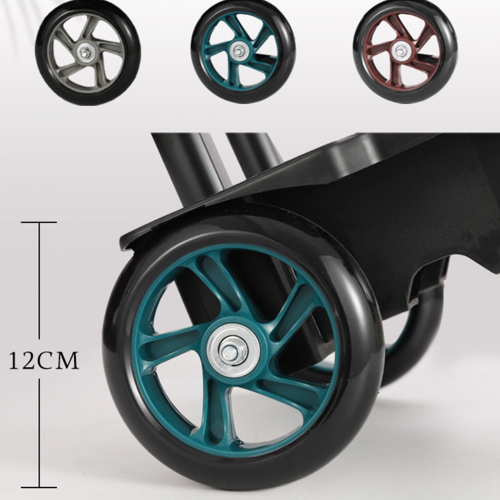 Folding Shopping Cart Household Lightweight Shopping Trolley Pull Rod Hand Pulled Car High-capacity Portable Waterproof Trailer