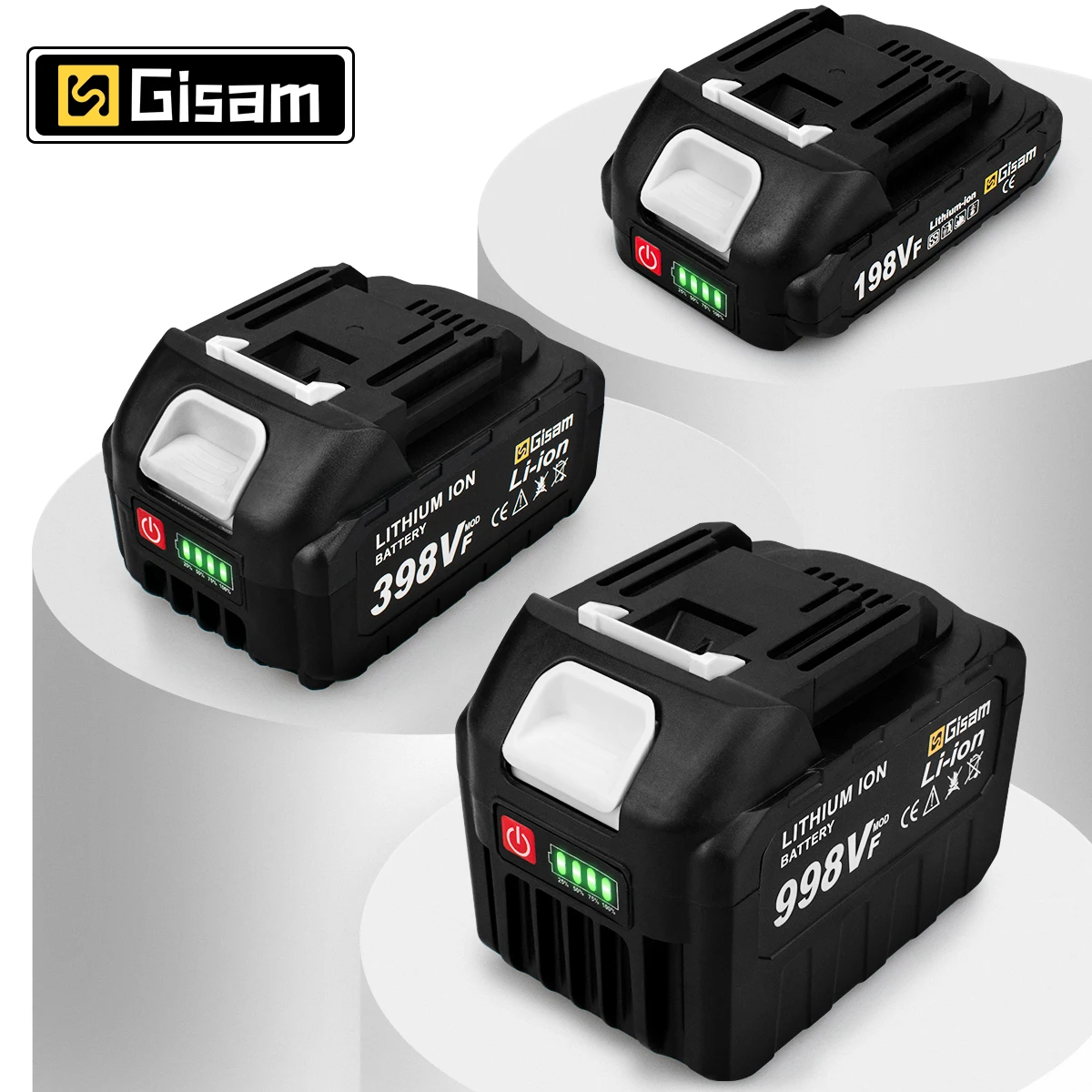 แบตเตอรี่ชาร์จ 18V 22500mAh 15000mAh แบตเตอรี่ลิเธียมไอออนพร้อมไฟแสดงสถานะแบตเตอรี่สําหรับ Makita เครื่องมือไฟฟ้าแบตเตอรี่