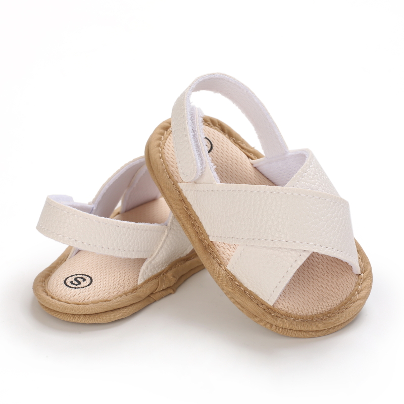 Casual Cute Solid Color Open Toe Sandals For Baby Boy Girls Breathable Lightweight Walking Shoes For Spring And Summer