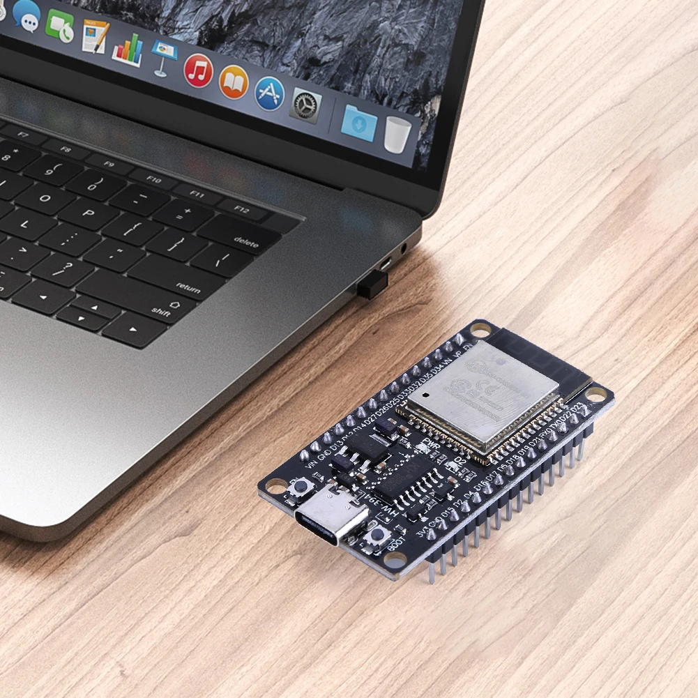 Placa de desarrollo ESP32 WROOM-32, módulo inalámbrico de 32Mbits, 5V, TYPE-C, CH340C, WiFi + Bluetooth, ultrabajo consumo de energía, SPI Flash