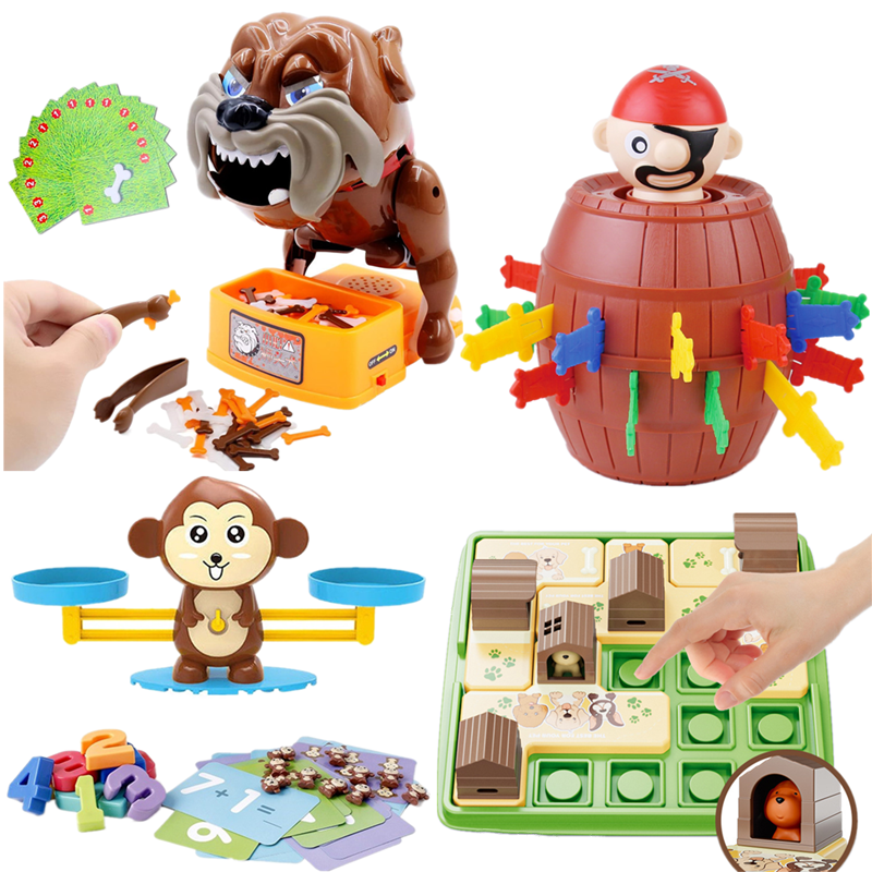 男の子のための親子インタラクティブゲーム、犬のウェア、犬の目覚めはありません、楽しいおもちゃ、快適なおもちゃ、悪い犬、骨ボードゲーム、ギフト