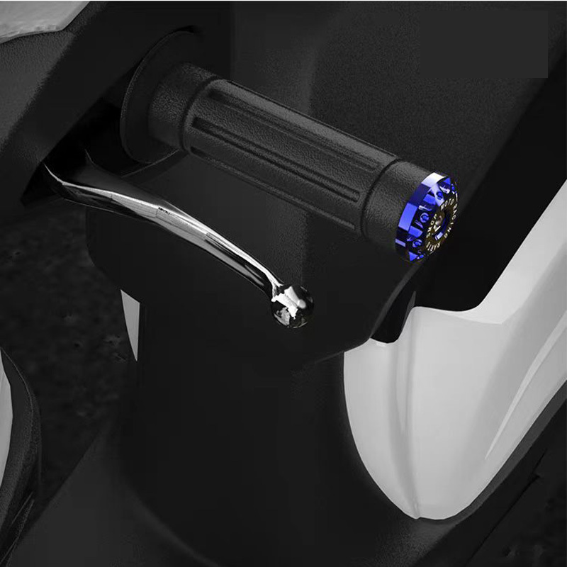 2pcs 오토바이 핸들 바 끝 플러그 그립 핸들 바 플러그 캡 슬라이더 모터 자전거 혼다 야마하 KTM 먼지 자전거 액세서리