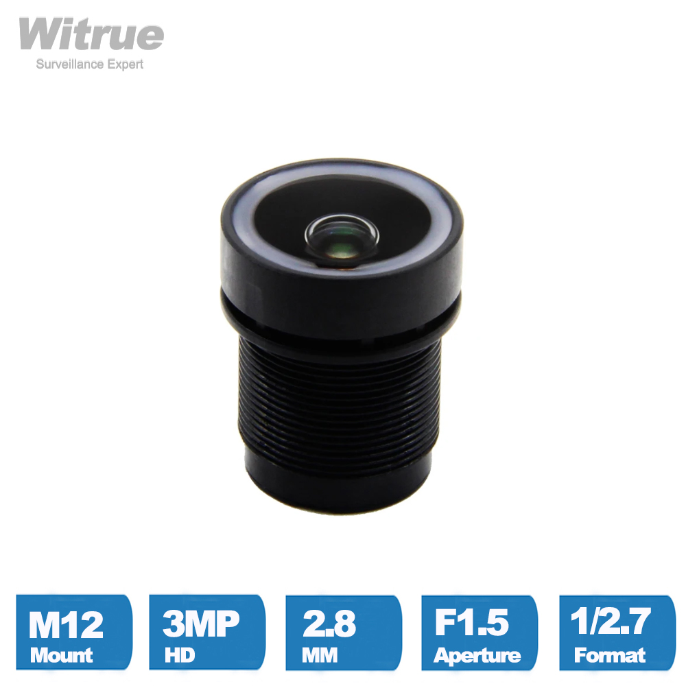Объектив Witrue Star светильник для системы видеонаблюдения, апертура 2,8 мм, F1.5, Объективы для SONY IMX290/291/307/327, для системы видеонаблюдения с низсветильник щением, AHD IP-камера