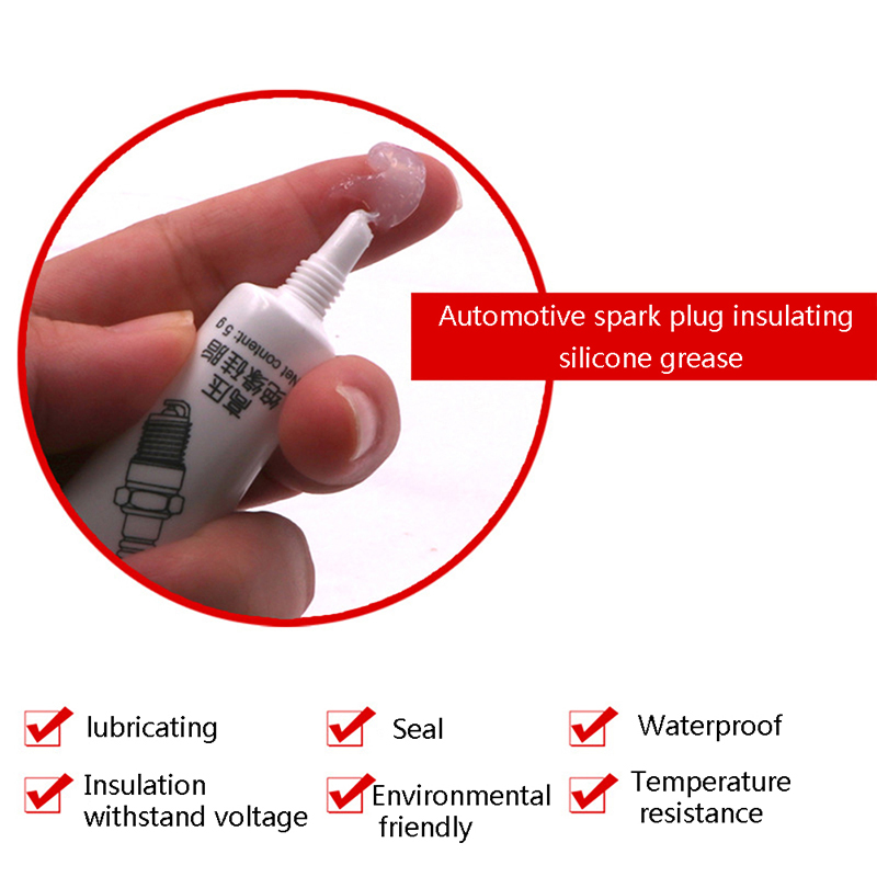 3 stks Auto Bougie Isolerende Vet Hoogspanning Isolerende Bobine Siliconenvet Temperatuur Corrosiebestendigheid