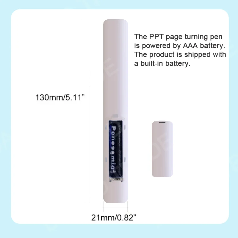 2.4GHz Wireless Remote Control USB Receiver Projector Page Report Turning Pen For PPT Powerpoint Presentation Remote Paging Pen