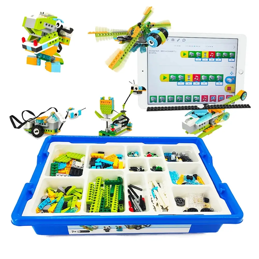 WeDo 2.0 การศึกษา FunctionsParts ใช้งานร่วมกับ 45300 Core ชุด Building Blocks DIY ของเล่นคริสต์มาสของขวัญ