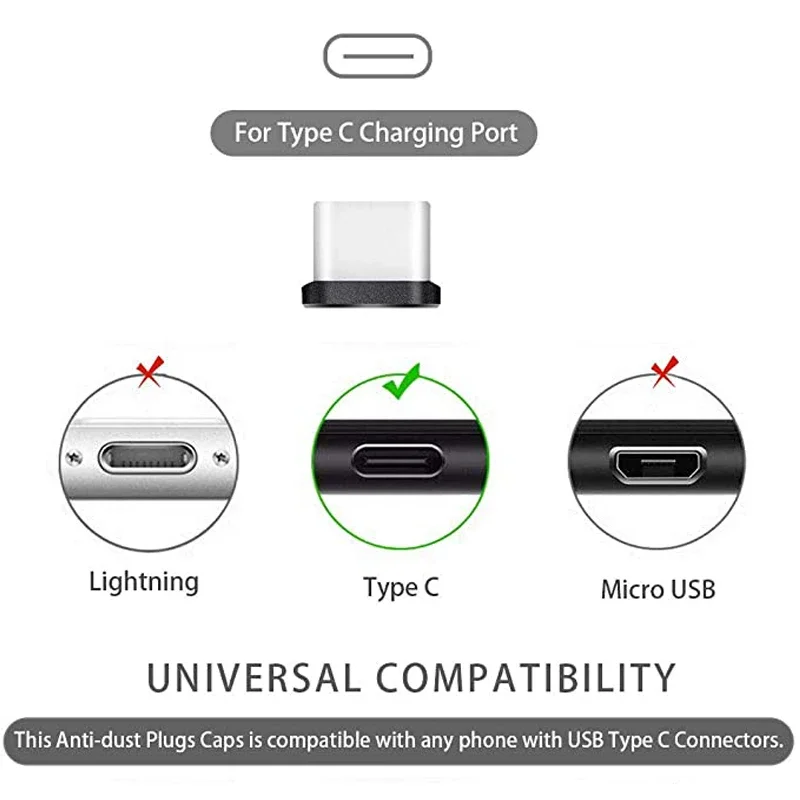 4個入り USB C ダストプラグ クリーニングブラシ付き 防塵 USB-C プラグカバー 充電ポートカバー サムスン Xiaomi 全Type Cスマホ対応