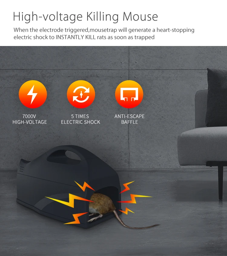 Tuya Wi-Fi Mouse Killer Mousetrap Rat Pest Trap Catcher Rodent Killer Wi-Fi Sensor APP Control для мобильного телефона Smartlife App