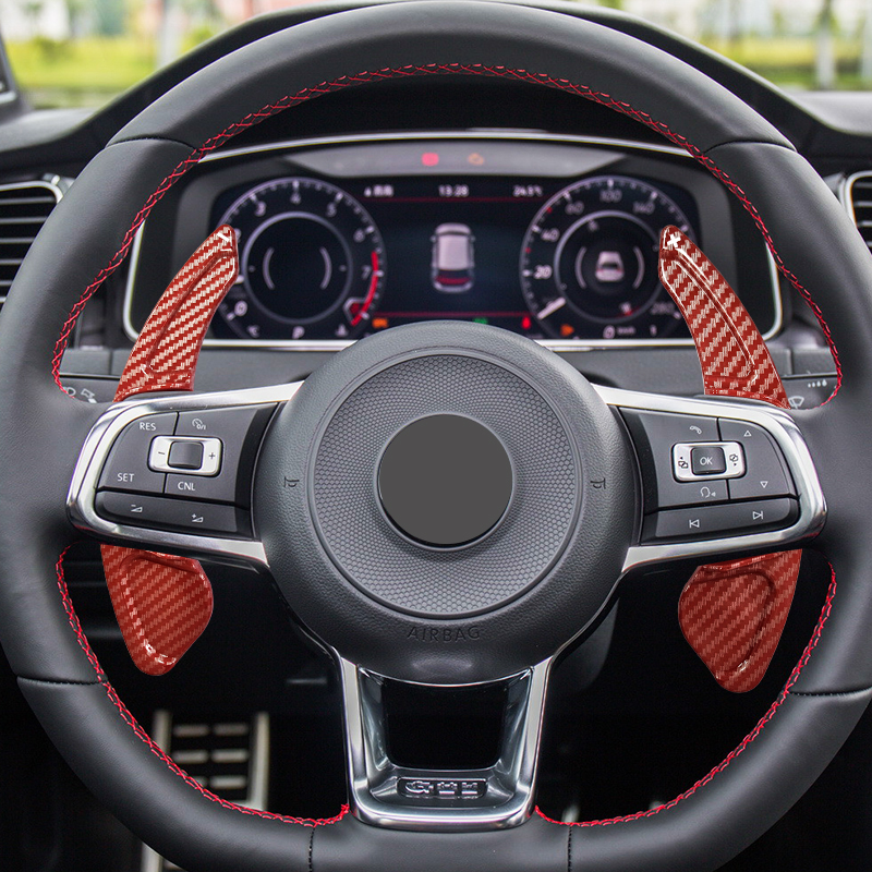車のステアリングホイールパドル延長 DSG アシスト VW ゴルフポロ GTI R Rline MK7 MK7.5 シロッコフォルクスワーゲン車 Accessoriy