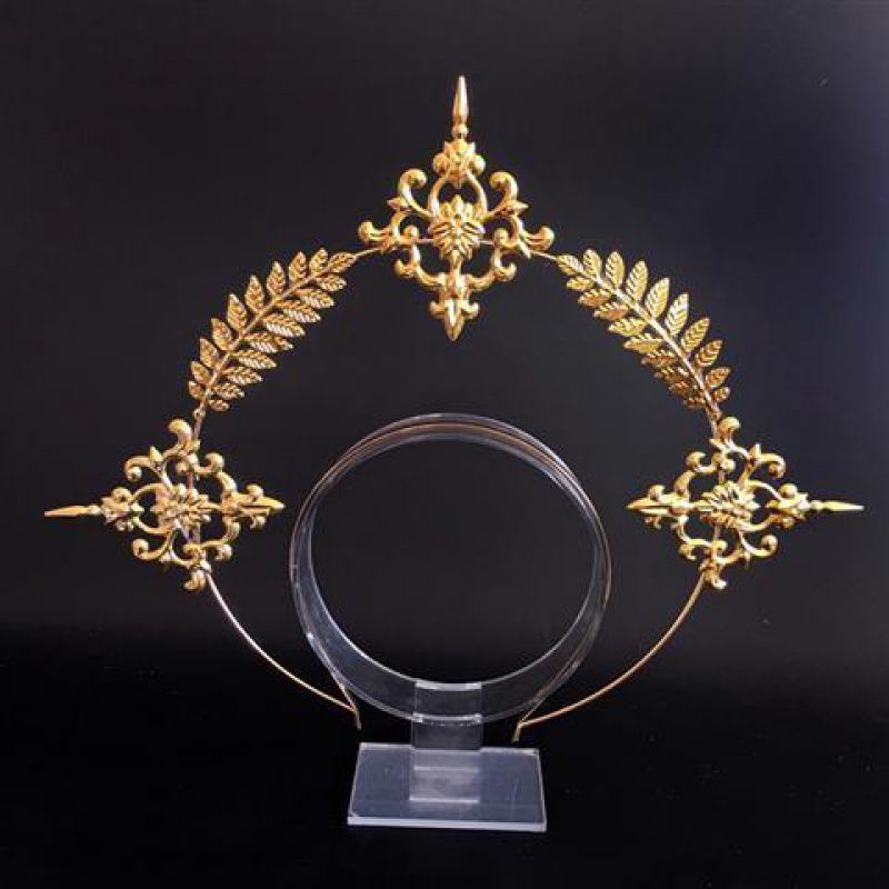 聖母マリアヘイロー女王ティアラプリンセスゴシックロリータクラウン KC Noitira 天使の羽の羽カチューシャコスプレかわいいアクセサリー