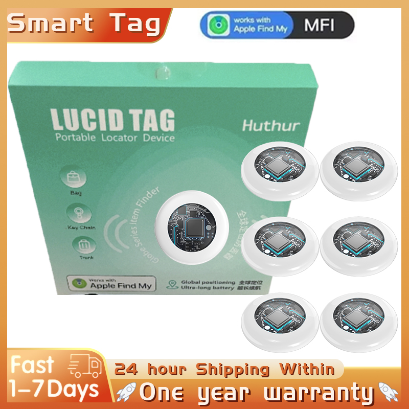 Timethinker Bluetooth GPS Tag Tracker Smart Locator Bag Kids Finder Works with Apple Find My ITag Anti Lost Reminder Device MF1