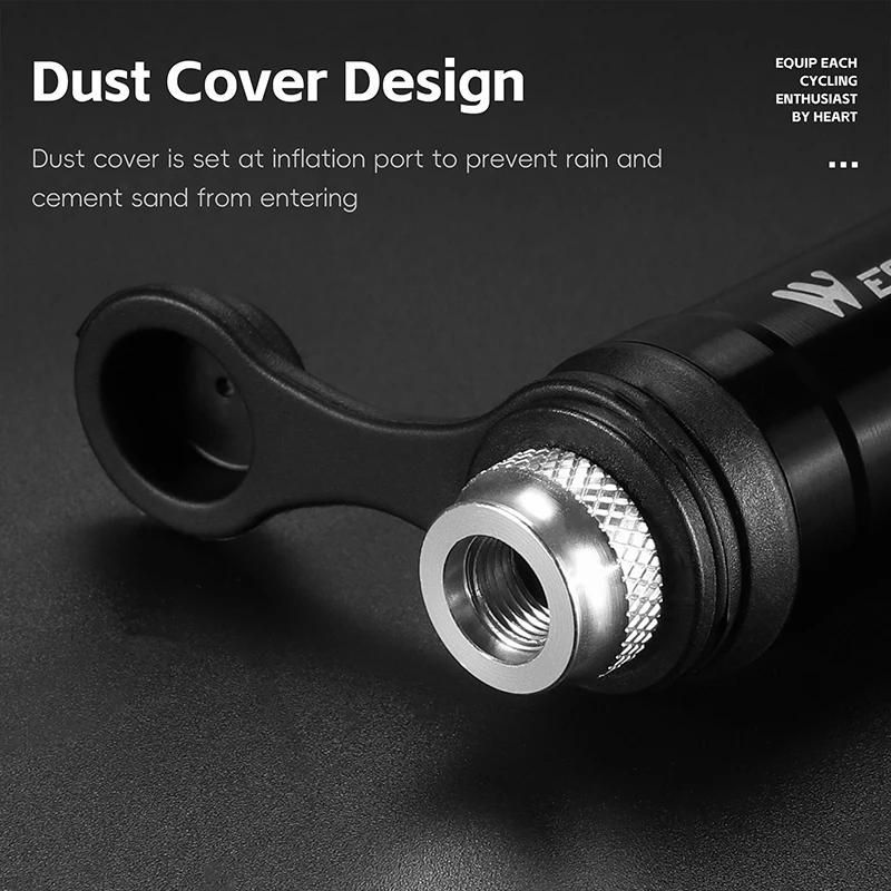 Tây Đạp Xe Di Động Bơm Xe Đạp Cao Cấp Với Vòi MTB Núi Xe Đạp Đường Bộ Valve Schrader Presta Hợp Kim Đi Xe Đạp Bơm Hơi