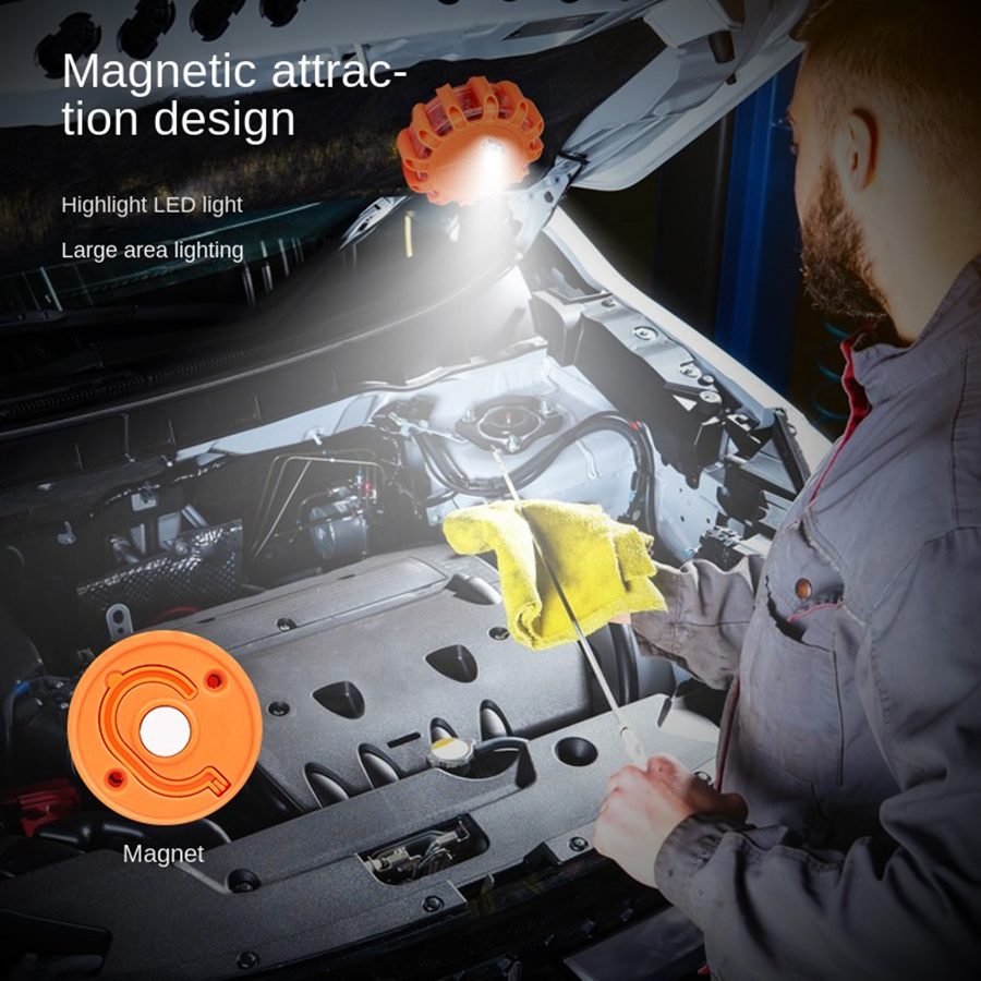 Led Auto Notfall Licht Taschenlampe Magnetische Induktion Strobe Verkehrsunfall Lampe Leuchtfeuer Sicherheit Zubehör