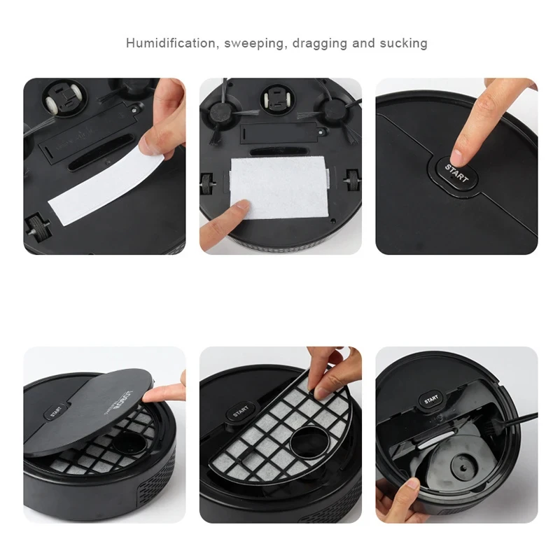 Xiaomi Automatic Sweeping Robot Cleaner 3-in-1 Smart Wireless Sweeping Clean Robot Strong Suction Intelligent Sweeper For Home