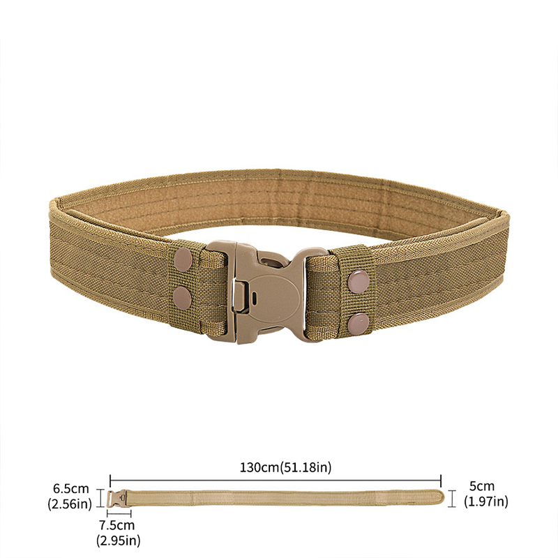 Outdoor Sport Stijl Combat Riem Quick Release Tactische Riem Mode Heren Canvas Tailleband Outdoor Jacht Wandelen Gereedschap