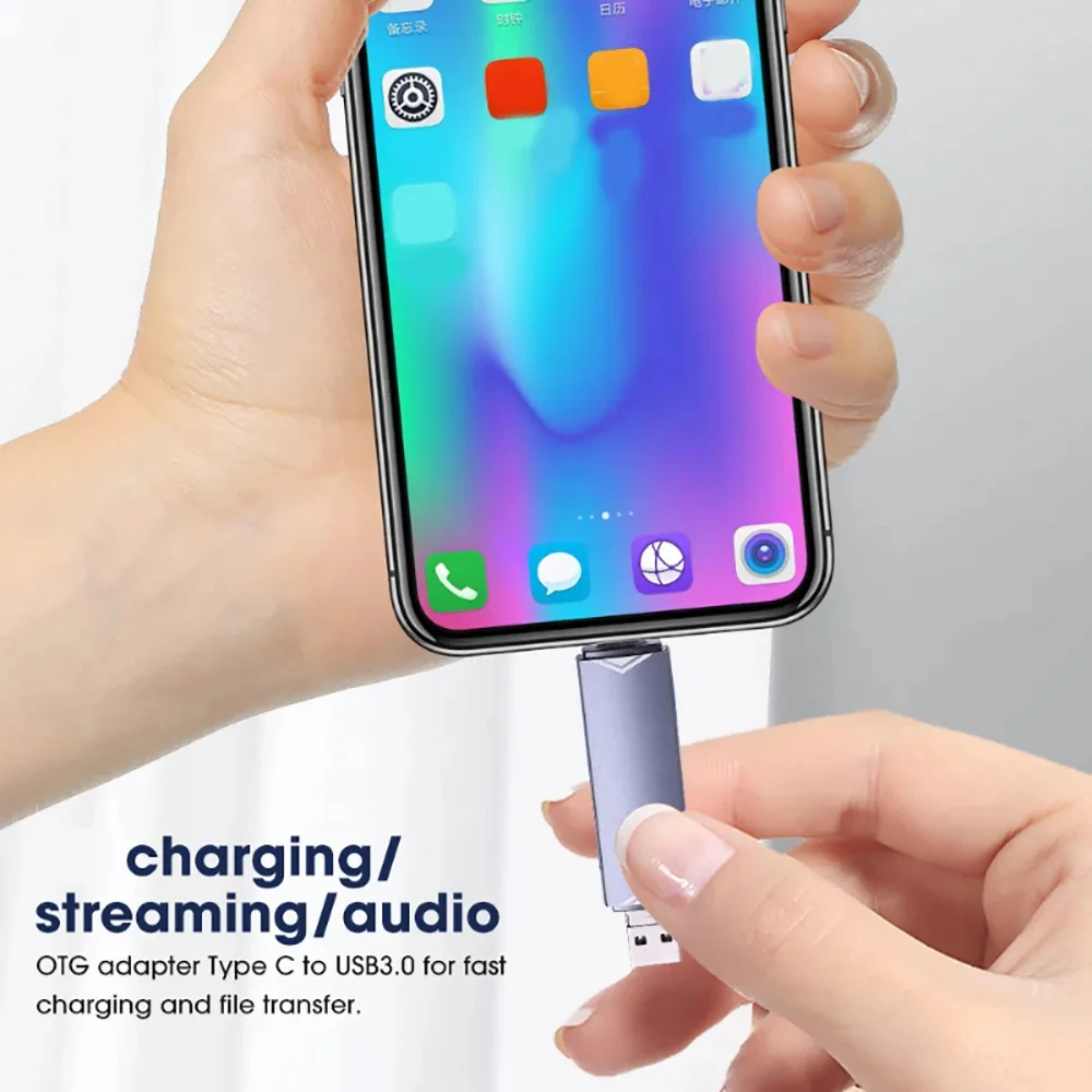 Lector de tarjetas OTG 6 en 1 tipo C SD TF adaptador de unidad Flash Micro USB lector de tarjetas multifuncional de transferencia de alta velocidad de 5Gbps