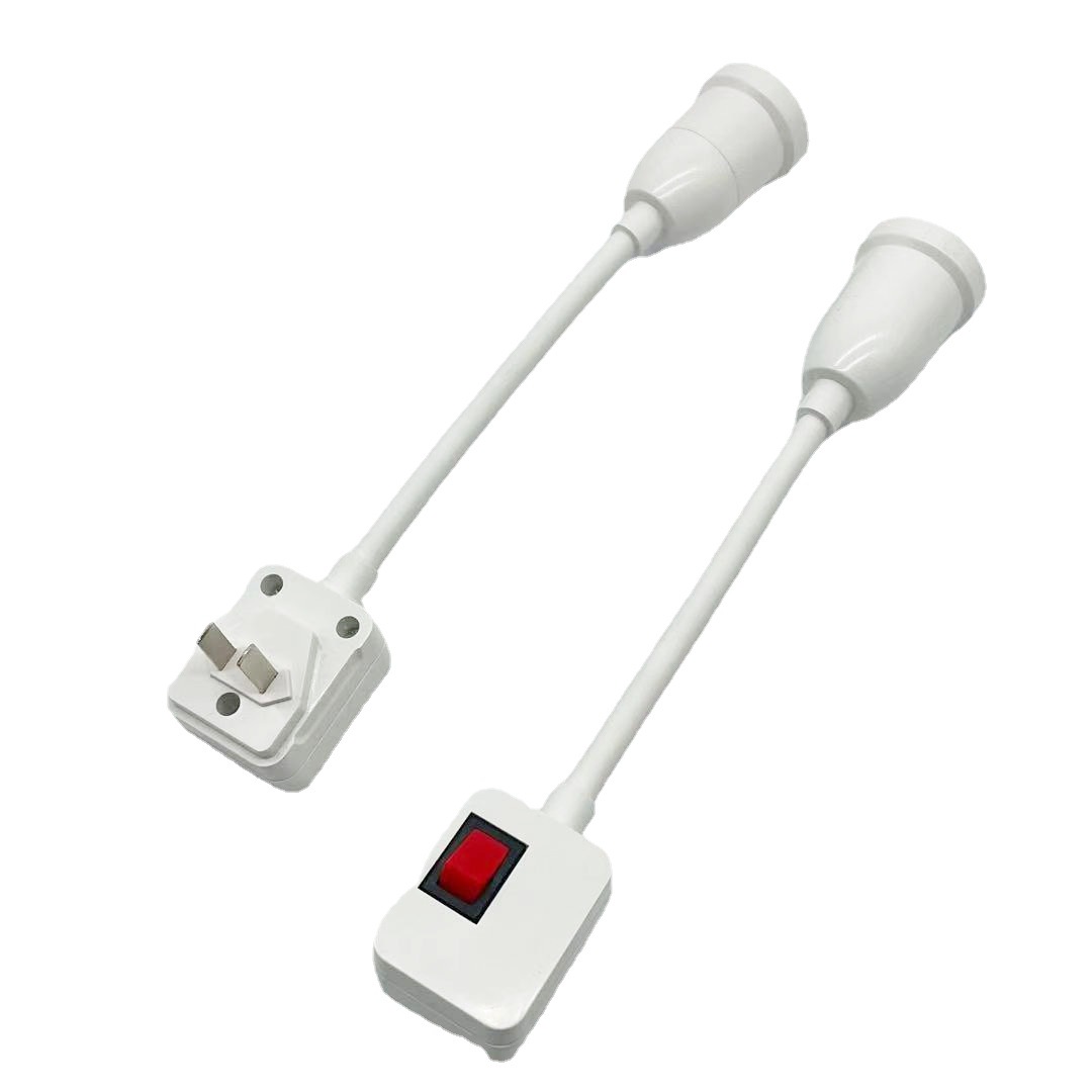 E27 Socket Lamp Bulb Holder Light Socket With Switch EU US Plug Lamp Holder Energy Saving LED Table Lamp Led Base Lamp Base