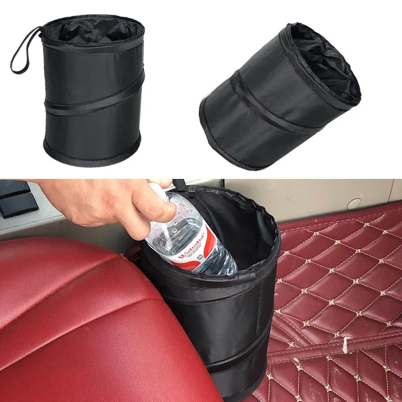Auto Müll Tasche Auto Mülleimer Tragbare Müll Bin Faltbare Pop-up Wasserdichte Tasche Abfall Korb Auto Innen Zubehör
