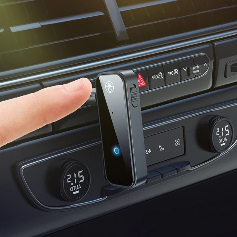 2 in 1ワイヤレスオーディオ受信機と送信機,Bluetooth 5.3, 3.5 AUX,ステレオ音楽,マイク付きアダプター,車,テレビ,PC,C28アップグレード,新品