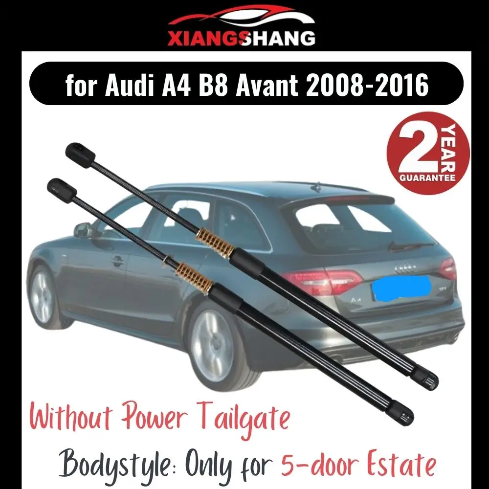 2 шт. задний демпфер задней двери для Audi A4 B8 Avant 2008-2016 без силовой задней двери с пружиной багажника, газовые стойки с зарядкой багажника