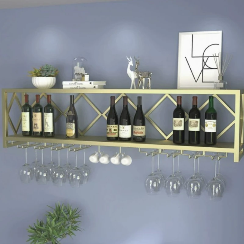 Rustic ตู้ไวน์ตู้หรูหราเก็บไวน์โบราณตู้ Bakers สูง Wall Lighted โลหะ Szafka ตกแต่งบาร์
