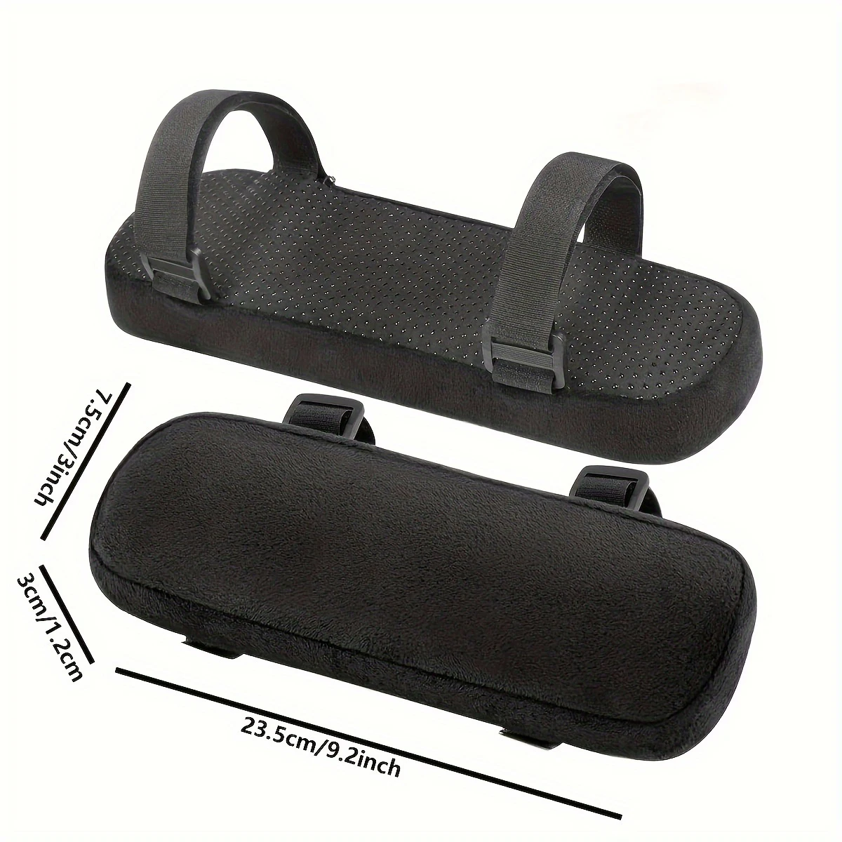 2PCS Soft Armrest Cushion PP Sponge Foam Home/Office Chair Arm Rest Covers Computer Gaming Elbow Cushion,Removable Washable