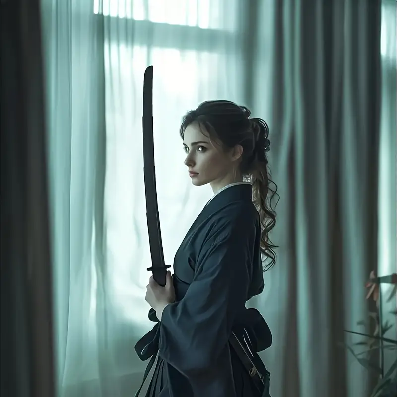 3D Printed Gravity Retractable Samurai Sword Cos Creative Samurai Toy Adult Role Playing Props Decompression Decorative Crafts