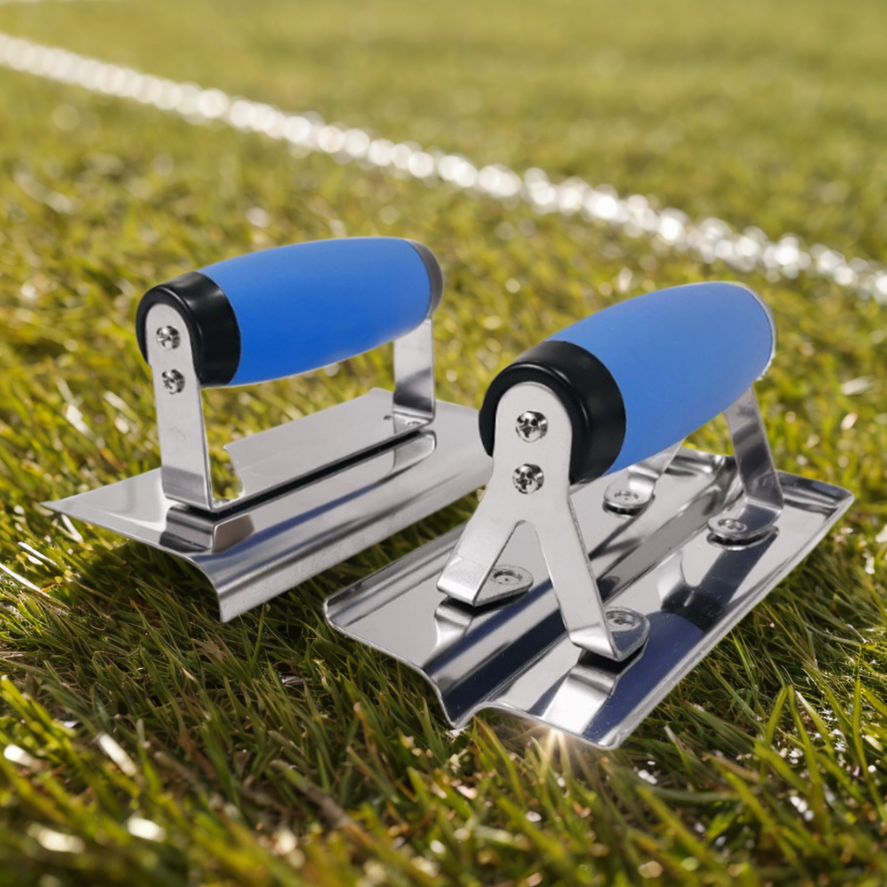 Concrete Hand Edger Or Groover Concrete Tools Stainless Steel with Soft Grip Plaster Cement Stucco Masonry Construction Tool