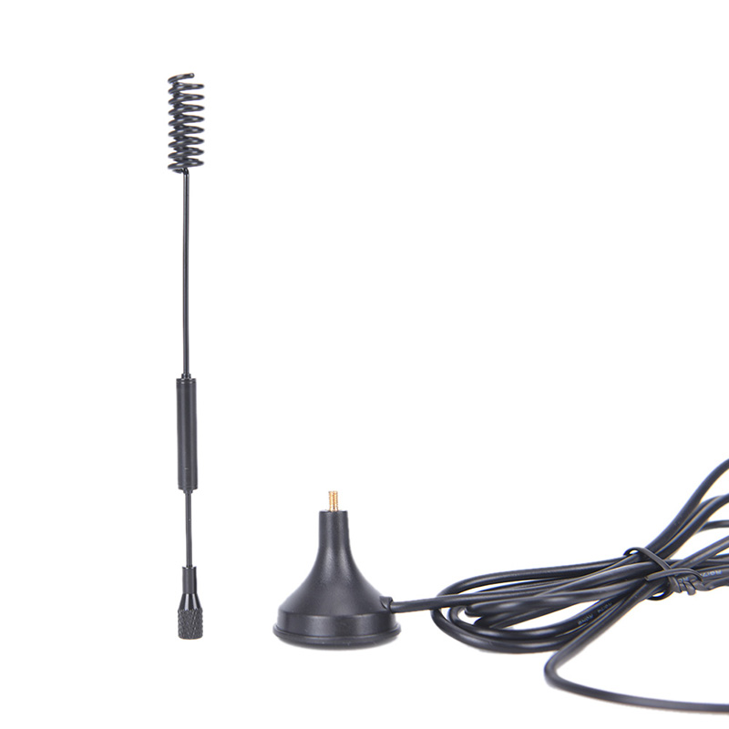 Antena dipolo de meia onda sma macho, 12 dbi 433mhz com base magnética para amplificador de sinal de rádio, repetidor sem fio