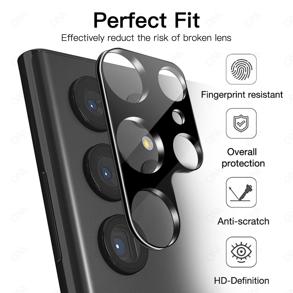 Bảo Vệ Ống Kính Camera Cho Samsung Galaxy S22 Cực Ống Kính Kính Cường Lực Dành Cho Galaxy S21 Plus FE Lưng Bảo Vệ Camera Phụ Kiện