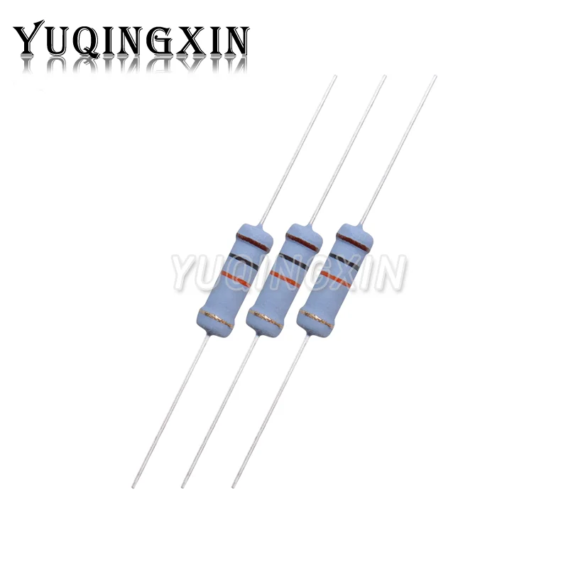 20pcs 2W Metal oxide film Resistor 5% 1R - 10M 100R 220R 330R 1K 2.2K 3.3K 4.7K 10K 22K 47K 100K 1M 100 220 330 ohm Carbon Film