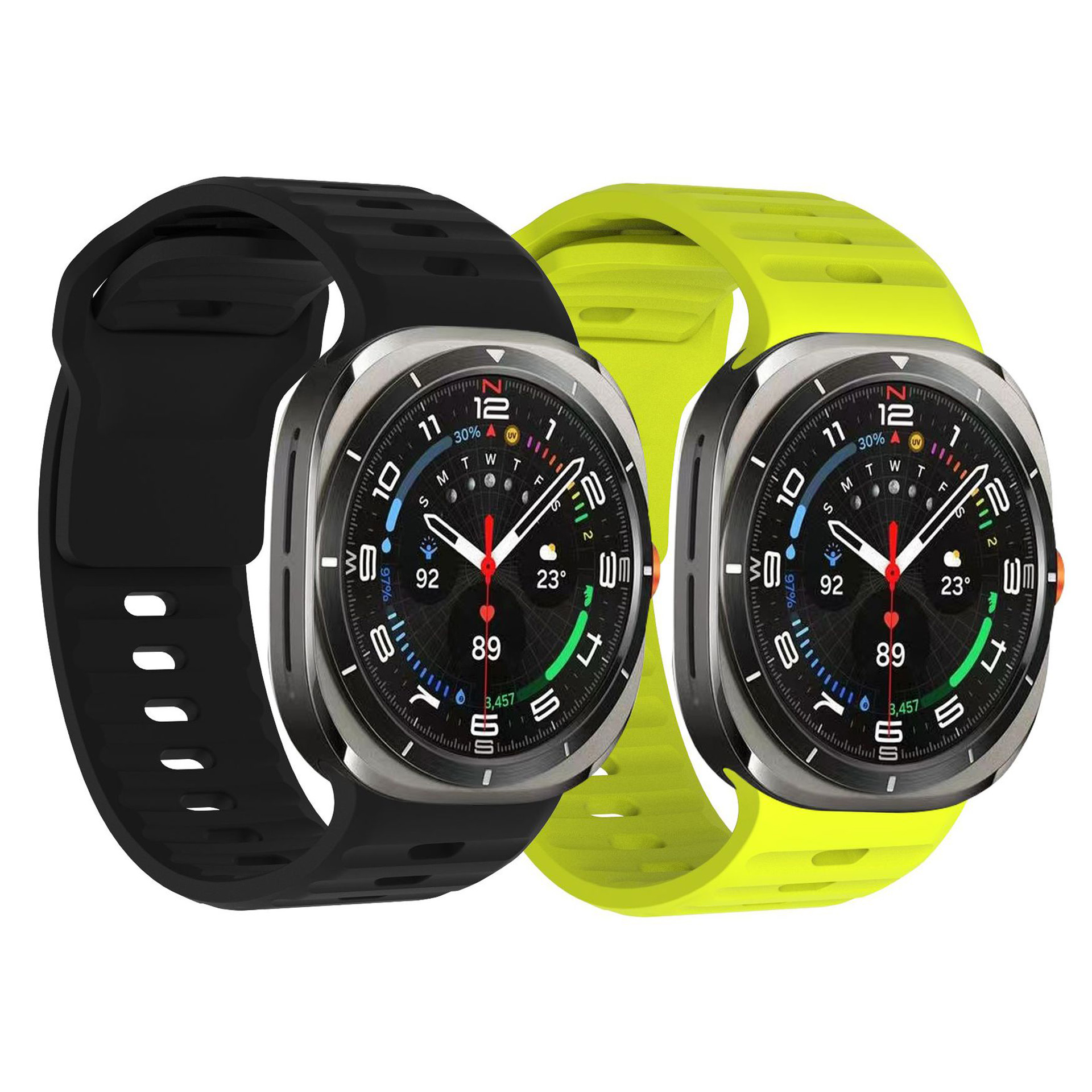 Correa para Samsung Galaxy Watch Ultra, Correa de silicona de 47mm, Correa deportiva suave para Galaxy Ultra de 47 MM, Correa de repuesto