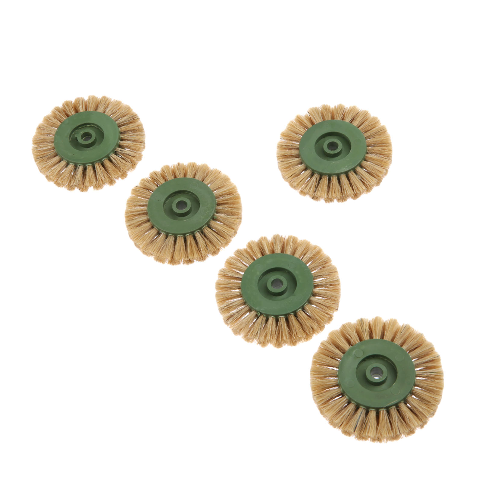 DRELD 5 uds accesorios Dremel cabezal de cepillo de molienda de 70mm rueda abrasiva ruedas de pulido amarillo para herramienta rotativa Dremel