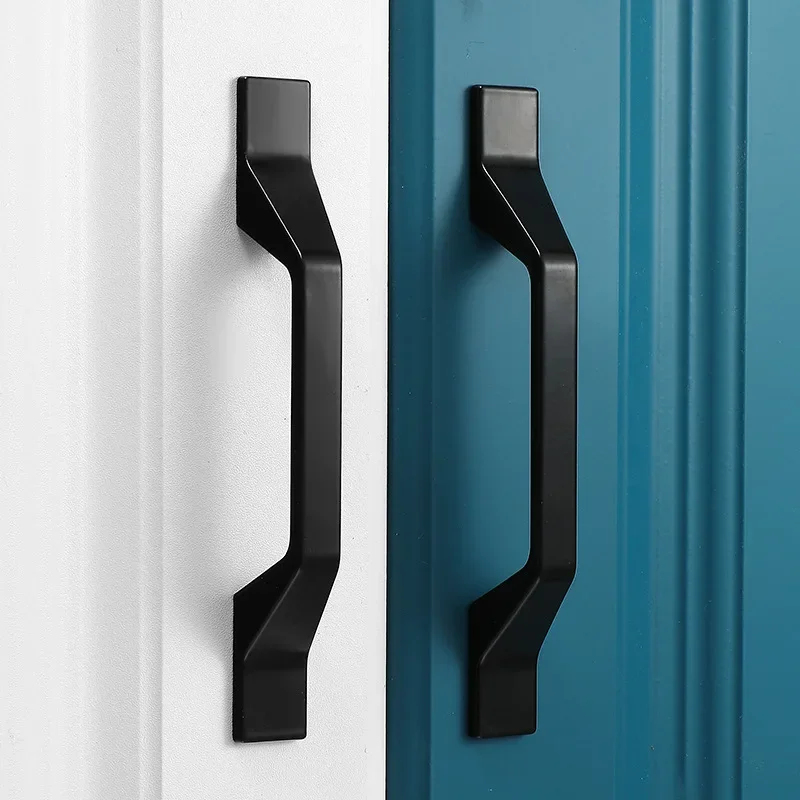 Tay Cầm Màu Đen Đồ Tủ Núm Muebles Tay Cầm Bếp Tay Cầm Ngăn Kéo Núm Tủ Kéo Tủ Tay Cầm Núm